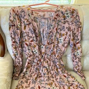 Romper Women’s Lt Pink Floral Size M